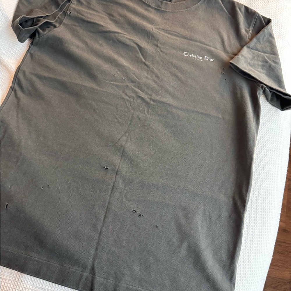 Dior Charcoal Short Sleeve Tee
